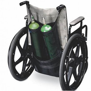 Zuurstoftas Dubbele Flessen voor rolstoel