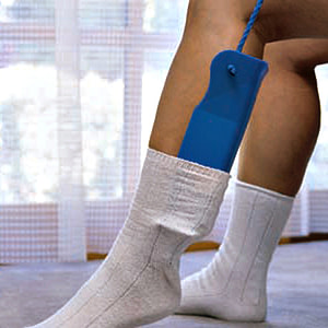 Sok-assist-sokken aantrekhulp